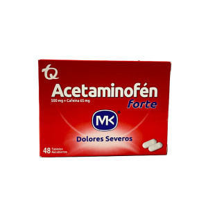 ACETAMINOFEN/CAFEINA 65/500 MG (ACETAMINOFEN FORTE) CAJA X 48 TABLETAS